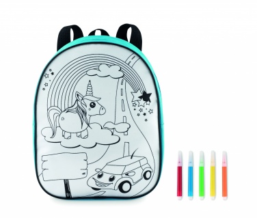 Logo trade promotional product photo of: Backpack with 5 markers