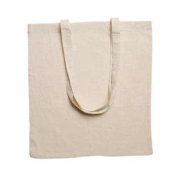 Logo trade promotional products image of: 140gr/m² cotton shopping bag