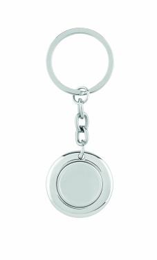 Logotrade promotional giveaways photo of: Key ring with token Cēsis