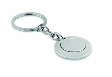 Logotrade promotional merchandise image of: Key ring with token Cēsis