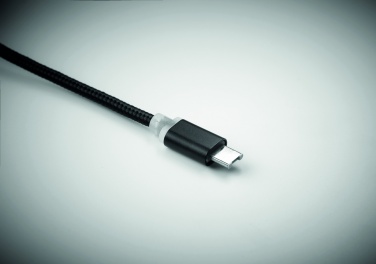 Logo trade promotional items image of: key ring with USB type C cable Salaspils