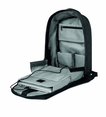 Logo trade corporate gifts picture of: 2 tone backpack incl USB plug