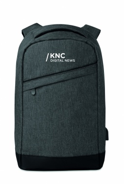 Logotrade promotional gift picture of: 2 tone backpack incl USB plug