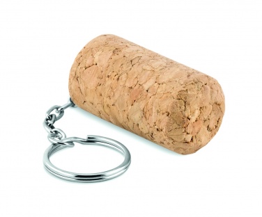 Logotrade promotional giveaway image of: Wine cork key ring Sigulda