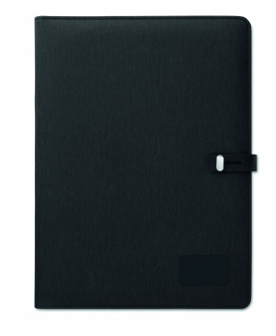 Logo trade promotional gifts image of: A4 folder w/wireless charger5W