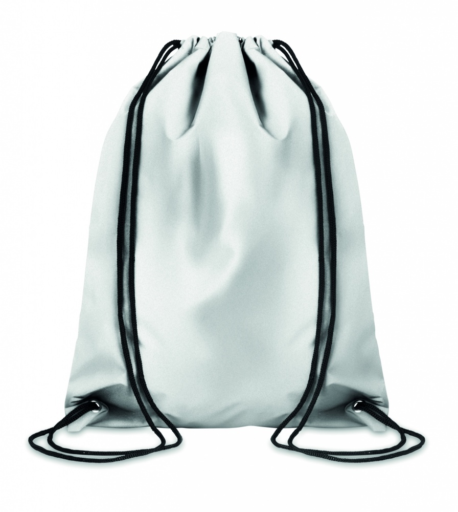 Logo trade promotional giveaways picture of: High reflective drawstring bag
