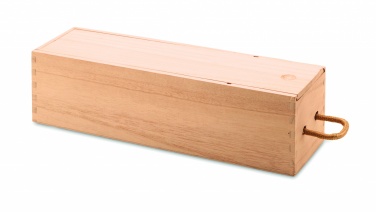 Logo trade business gifts image of: Wooden wine box