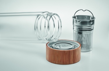 Logotrade corporate gifts photo of: Double wall glass bottle 400ml München