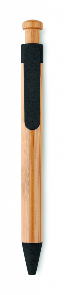 Logotrade promotional merchandise image of: Bamboo/Wheat-Straw ABS ball pen