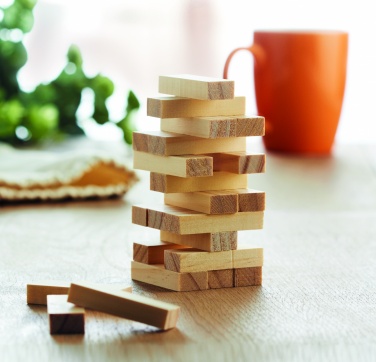 Logotrade corporate gifts photo of: Tower game in cotton pouch