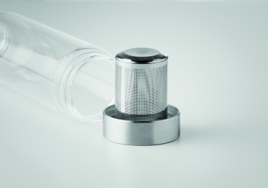 Logo trade promotional giveaway photo of: Single wall glass bottle 500ml