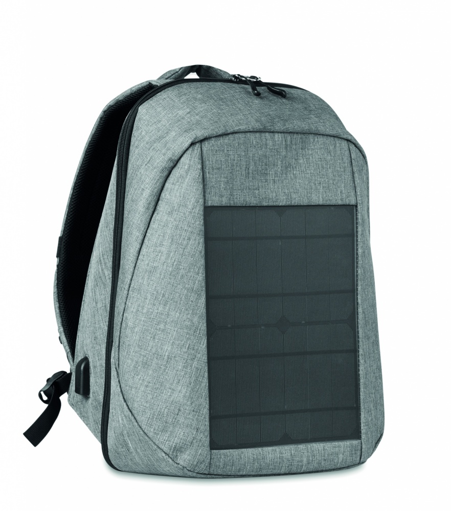 Logo trade promotional product photo of: Backpack solar