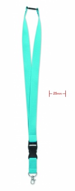 Logotrade promotional gift image of: Lanyard with metal hook 25mm