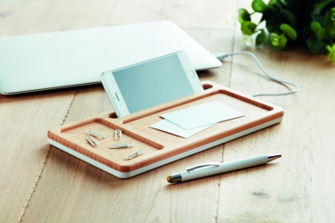 Logo trade promotional merchandise image of: Wireless charging pad 5W MALABAR