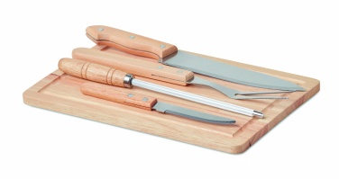 Logo trade promotional gift photo of: Set of 4 BBQ Grilling accessori