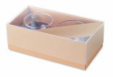 Logo trade promotional gifts image of: Set of 2 double wall espresso