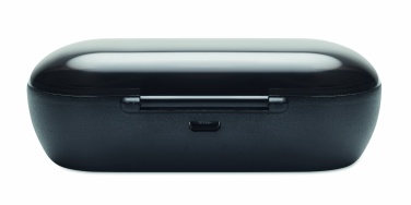 Logo trade corporate gifts picture of: TWS earbuds with charging box