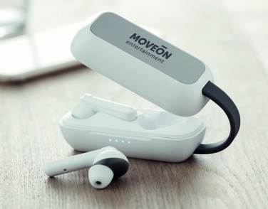 Logo trade promotional item photo of: TWS wireless charging earbuds