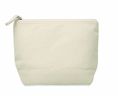 Logotrade promotional giveaway image of: Bicolour cotton cosmetic bag
