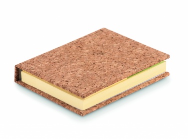 Logotrade promotional product image of: Cork sticky note memo pad