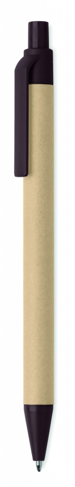 Logo trade promotional product photo of: Push ball pen coffee husk/ABS