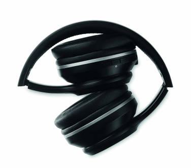 Logo trade business gifts image of: ANC headphone and pouch