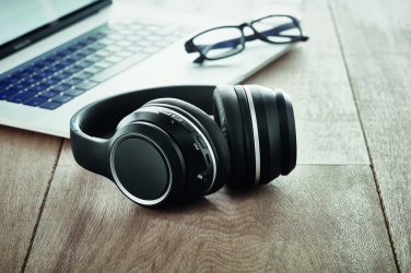 Logo trade promotional merchandise image of: ANC headphone and pouch