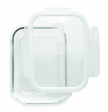 Logo trade promotional merchandise image of: Glass lunchbox & PP lid 900ml
