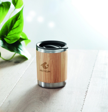 Logotrade advertising product image of: Tumbler in bamboo cover 250ml