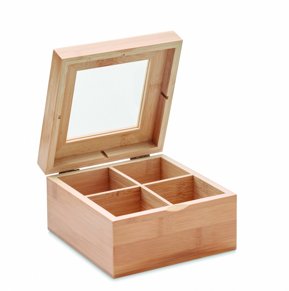 Logo trade corporate gift photo of: Bamboo tea box