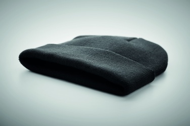 Logo trade promotional merchandise photo of: Beanie in RPET with cuff