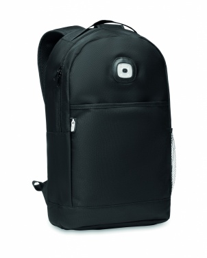 Logo trade promotional items picture of: Backpack in RPET & COB light
