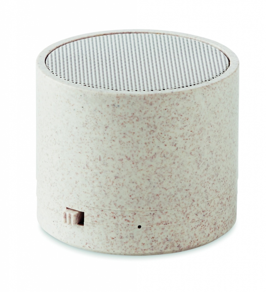 Logotrade promotional gift picture of: 3W speaker in wheat straw/ABS