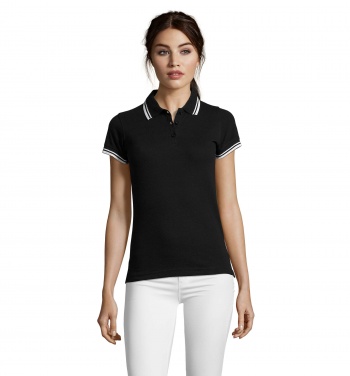 Logo trade promotional merchandise image of: PASADENA women polo 200g