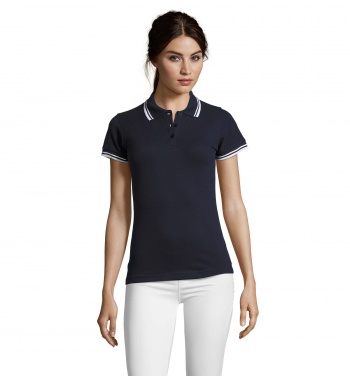 Logo trade corporate gift photo of: PASADENA women polo 200g