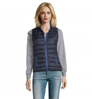 Logo trade promotional items image of: WAVE WOMEN BODYWARMER 180g