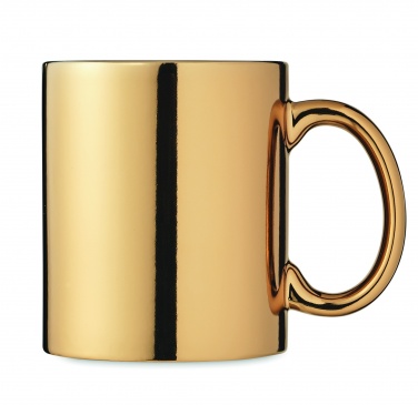 Logo trade promotional item photo of: Ceramic mug metallic 300 ml