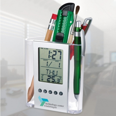 Logotrade advertising product image of: Acrylic desk pen holder MADRID