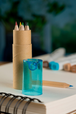 Logo trade promotional items image of: Wooden crayons BECKY