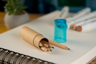 Logotrade promotional merchandise image of: Wooden crayons BECKY