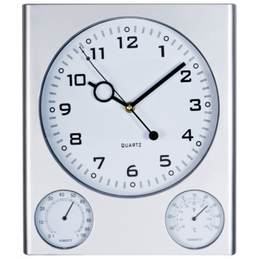 Logotrade promotional merchandise picture of: Plastic wall clock DEN HAAG