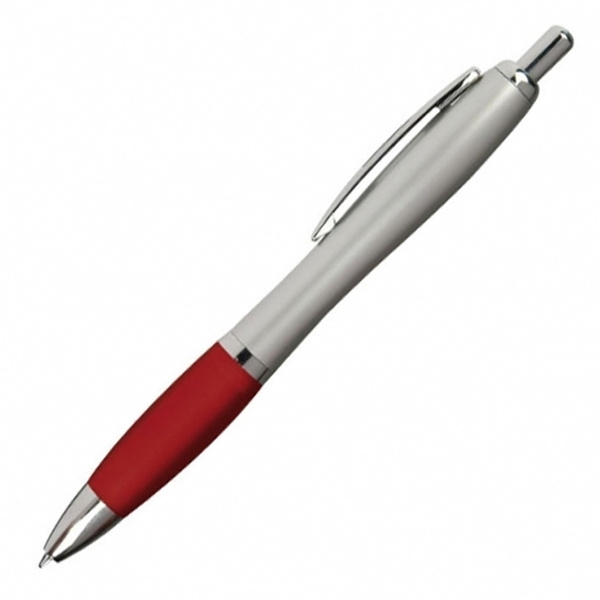 Logo trade promotional items image of: Plastic ballpen ST. PETERSBURG