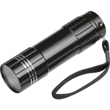 Logo trade promotional merchandise picture of: 6 COB metal torch MONTARGIS