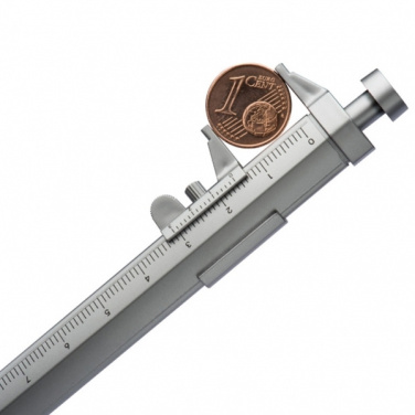 Logotrade corporate gifts photo of: Plastic ballpen with sliding calliper PRESCOT