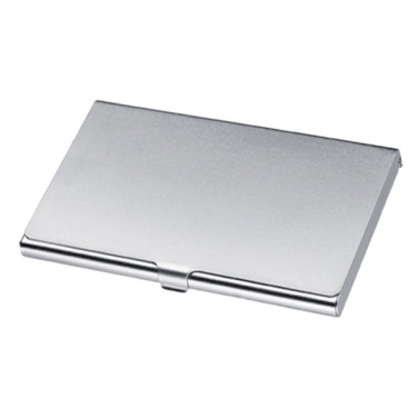 Logotrade promotional gifts photo of: Metal business card holder CORNWALL