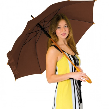 Logotrade corporate gifts photo of: Wooden automatic umbrella NANCY