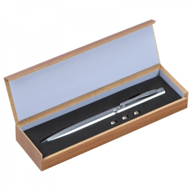 Logo trade promotional products image of: Metal laser pointer DETROIT