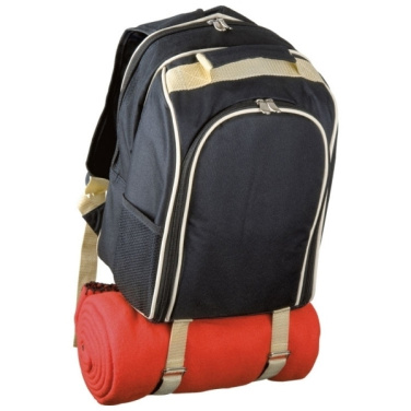 Logo trade business gift photo of: Luxurious picnic backpack with cool bag GEORGIA