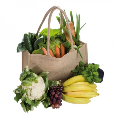 Logo trade advertising products image of: Jute bag, big HANNOVER