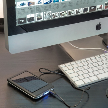 Logo trade advertising products picture of: Solar power bank PHILADELPHIA